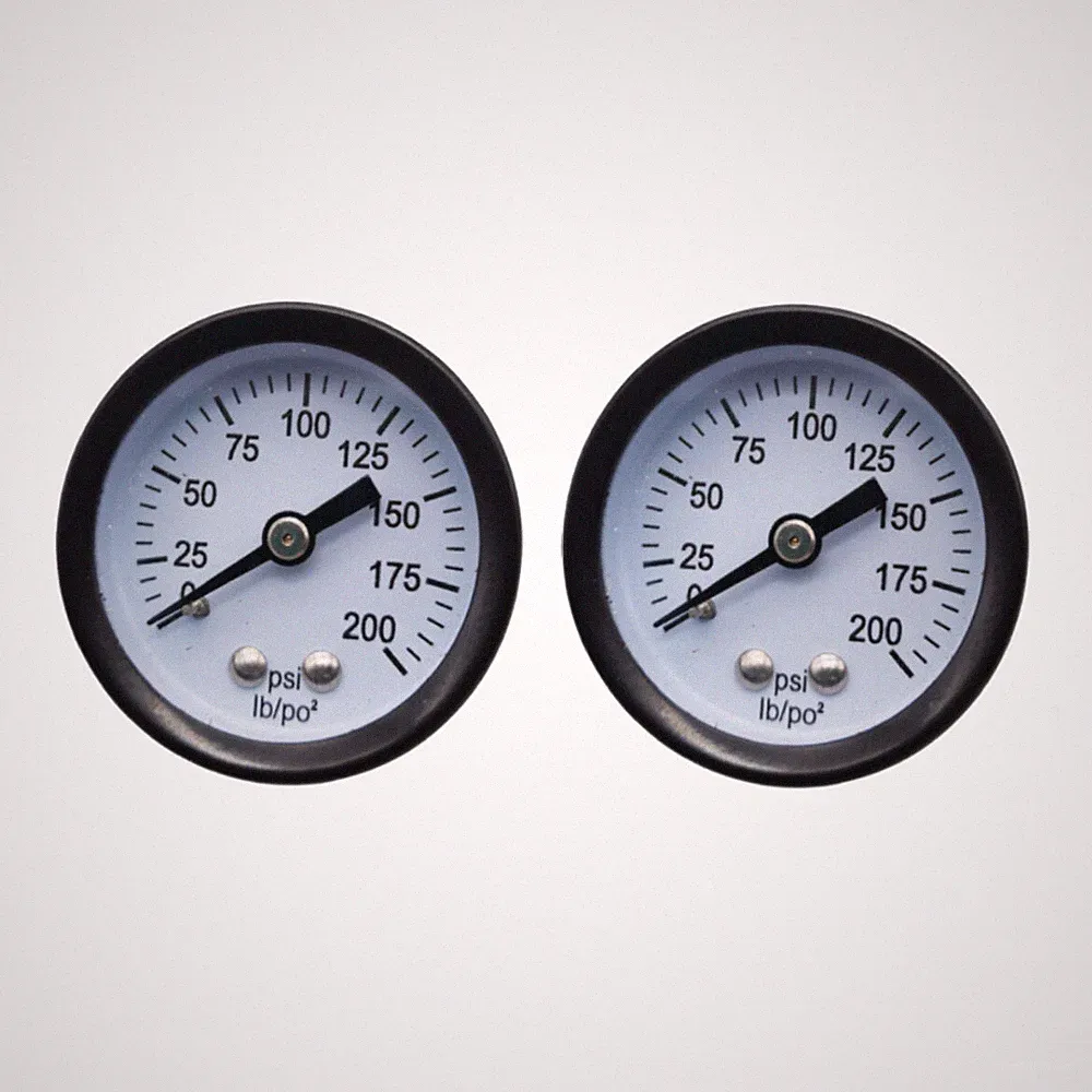 2 pcs Air Compressor Pressure Gauges fit Campbell Hausfeld WL611103AJ