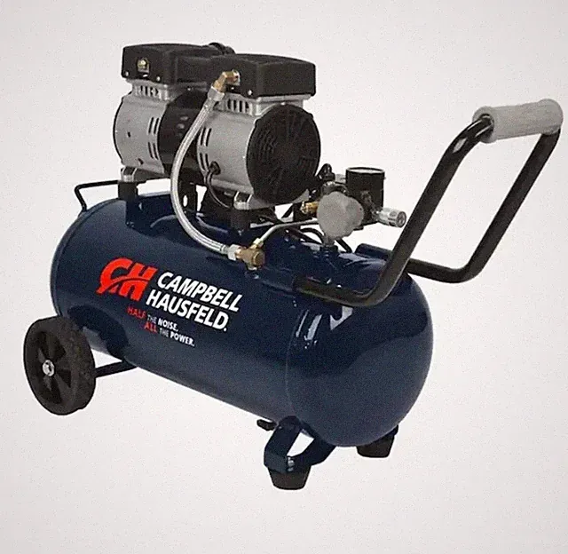 CAMPBELL HAUSFELD 8 Gallon Air Compressor, 65dB Quiet Portable 120V, 125 Max PSI