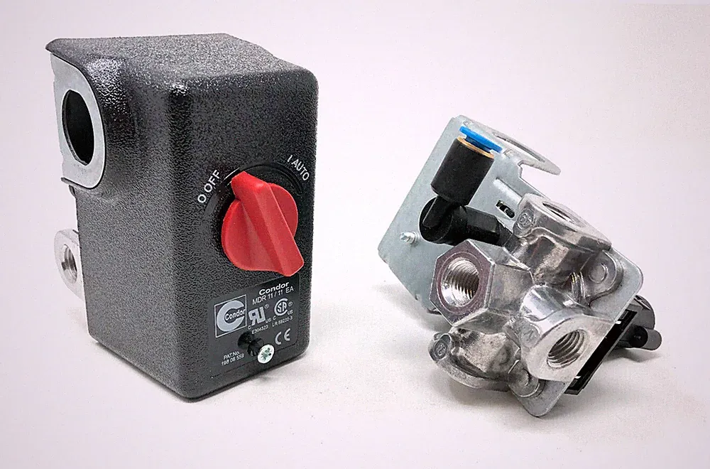 KOBALT/ BELAIRE/ ATLAS COPCO PRESSURE SWITCH # CW220000AV 145-175 PSI